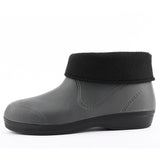 Womens Mens Waterproof Rain Boots Garden Work Slip On Ankle Booties Non Slip House Shoes
