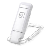 USB Rechargeable Clip On Book Light Bookmark Reading Light Brightness Adjustable