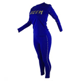 Women Letter Design Rhinestone Faux Pearl Two-Piece Suit Party Sexy Tracksuit