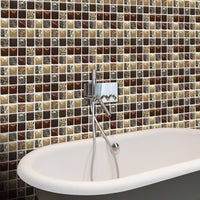 Kitchen Tile Stickers Bathroom 3D Mosaic Self-Adhesive Wall Cover Decal Sticker