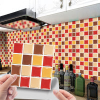 Kitchen Tile Stickers Bathroom 3D Mosaic Self-Adhesive Wall Cover Decal Sticker