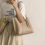 Women PU Leather Designer Shoulder Bag Tote Large Handbag Office Lady Messenger