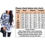 Women Long Sleeve Camouflage Pullover T-Shirt Loose Jumper Tops Sweatshirt Tunic