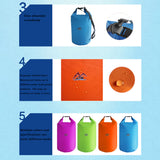 Lightweight Floating Waterproof Dry Bag 5L/10L/20L/40L, Outdoor Keeps Gear Dry Floating Storage Bags for Camping, Boating, Fishing, Surfing, Swimming, Rafting, Beach