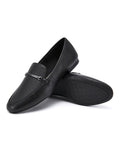 Lumento Women's Pointed Toe Loafer Leather No Slip Casual Work Flat Shoes Black Comfortable