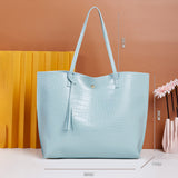Women PU Leather Designer Shoulder Bag Tote Large Handbag Office Lady Messenger