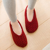 Women's Solid Color Flats Slippers Closed Toe Anti-slip Breathable Casual Shoes