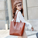 Women PU Leather Designer Shoulder Bag Tote Large Handbag Ladies Messenger Pouch