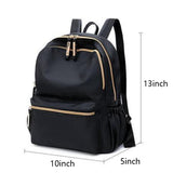 Women Waterproof Oxford Cloth Backpack Girls Travel Shoulder Rucksack School Bag