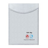 Waterproof Money Bag Fireproof Document Bag Fire Safe Cash Pouch Envelope Holder