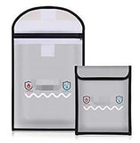 Waterproof Money Bag Fireproof Document Bag Fire Safe Cash Pouch Envelope Holder