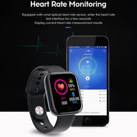Smart Watch Y68 Waterproof Heart Rate Tracker Fitness Wristband For IOS Android