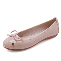 Women's Slip On Flats Shoes Loafers Chunky Heels OL Dress Party Shoes Round Toe