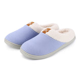 Women Men Slippers Plush Lined House Shoes Indoor Outdoor Anti-Skid Mules Slides