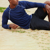 Mens Long Sleeve Shirt Scuba Diving Surfing Swimwear UV Protection Swimsuit Tops