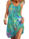 Womens Sexy Summer Sleeveless Short Dress Beach Suspender Dress Holiday Sundress