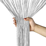 HANGING BEADED CURTAIN STRING DOOR WINDOW CURTAINS TASSEL FLY SCREEN PANEL