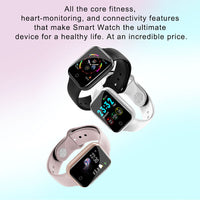 I5 Smart Bluetooth Watch Heart Rate Tracker Blood Pressure Blood Oxygen Monitor