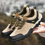 Men Casual Hiking Trainer Outdoor Trekking Sneaker Sports Non-slip Running Lace Up Shoes