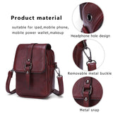 Women Vintage Crossbody Phone Bag, Small Messenger Shoulder Bag Cash Handbag Wallet Purse