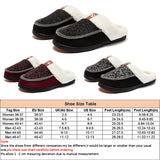 Womens Mens Memory Foam House Slippers Comfort Fleece Lined Indoor Home Shoes