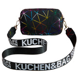 Unisex PU Leather Shoulder Bag Pouch Messenger Crossbody Purse Handbag Chest Bag