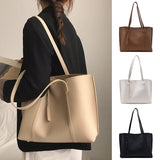Women PU Leather Designer Shoulder Bag Tote Large Handbag Office Lady Messenger