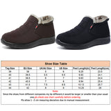 Men Winter Ankle Bootie Anti-Slip Plush Lined Short Boots Slip On Outdoor Shoes