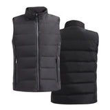Unisex Electric Heated Vest V-Neck Jacket Waistcoat Thermal Heating Winter Warm