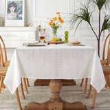 Hollow Cotton Table Cloth Cover Rectangle Square Tablecloth Kitchen Dining Decor