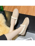 Women's Winter Warm Velvet Moccasin Indoor Outdoor Slipper Shoes