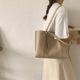 Women PU Leather Designer Shoulder Bag Tote Large Handbag Office Lady Messenger