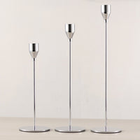 3Pcs Candlestick Holders Taper Metal Candle Stand Elegant Matte Tall Candle Holder for Wedding, Dinner, Party, Christmas Decoration