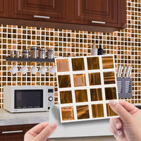Kitchen Tile Stickers Bathroom 3D Mosaic Self-Adhesive Wall Cover Decal Sticker