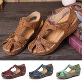 Women Summer Sandals Beach Wedge Ankle Strap Causal Comfortable Shoes