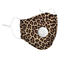 CUH Cloth Face Masks With Valve,Printing Masks,Adult Kids Mouth Covering,Woman Man Masks,Strethable Mouth-muffle,Washable Reusable Mask