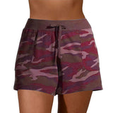 Women Camouflage Quick-drying Shorts Casual Beach Soft Bottoms Sports Drawstring