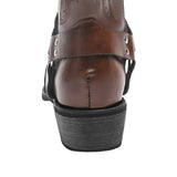 Womens Cowgirl Cowboy Boots Ladies Mid Wide Calf Fashion Western Shoes Size 4-12