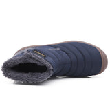 Women Men Winter Ankle Bootie Non-Slip Short Boots Slip On Outdoor Shoes