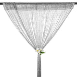 39"x78" String Door Curtain Beads Room Divider Crystal Tassel Fringe Beaded Window Panel