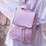 Women PU Leather Backpack Handbags Shoulder Travel School Bags Rucksack Satchel