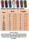 Women Striped Beach Slip Skirt Knee Length Sleeveless Round Neck Dress Plus Size