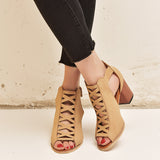 Women's Fashion Peep Toe Sandals Wear-Resisting Hollow Buckles Summer Shoes