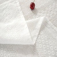 Hollow Cotton Table Cloth Cover Rectangle Square Tablecloth Kitchen Dining Decor