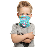 Ice Silk Kids Balaclava Tube Scarf Headband Face Mask Neck Gaiter Wrap Bandana