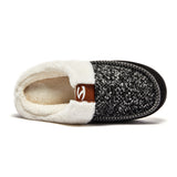 Womens Mens Memory Foam House Slippers Comfort Fleece Lined Indoor Home Shoes