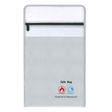 Waterproof Money Bag Fireproof Document Bag Fire Safe Cash Pouch Envelope Holder