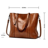 Women's PU Leather Fashion Handbag Tote Satchel Shoulder Bag Purse Crossbody Bag