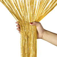 HANGING BEADED CURTAIN STRING DOOR WINDOW CURTAINS TASSEL FLY SCREEN PANEL