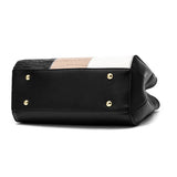 Women Leather Shoulder Crossbody Bag Top Handle Satchel Handbag Crocodile Printed Tote Purse